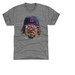 ronald acuna jr. men's premium t-shirt - atlanta baseball ronald acuna jr. atlanta sunglasses wht