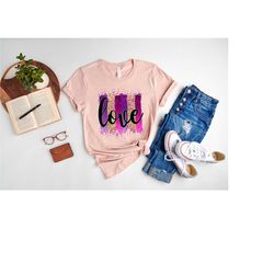 watercolor love shirt,valentines day gift,valentine love tshirt,retro love shirt,gift for girlfriend,womens valentines d