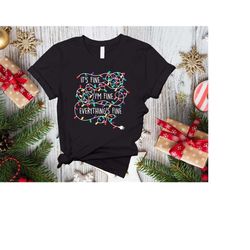 it's fine i'm fine everything is fine shirt,christmas tree lights shirt,womens xmas shirt,family matching tshirt,holiday