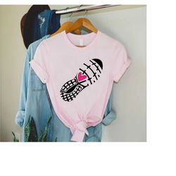 love running shirt,running shoe with heart,tracking team tshirt,girls running shirt,running woman tee,runner gift for wo
