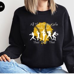 softball sweatshirt, softball graphic tees, softball coach crewneck sweatshirt, softball player gift, women hoodies, sof