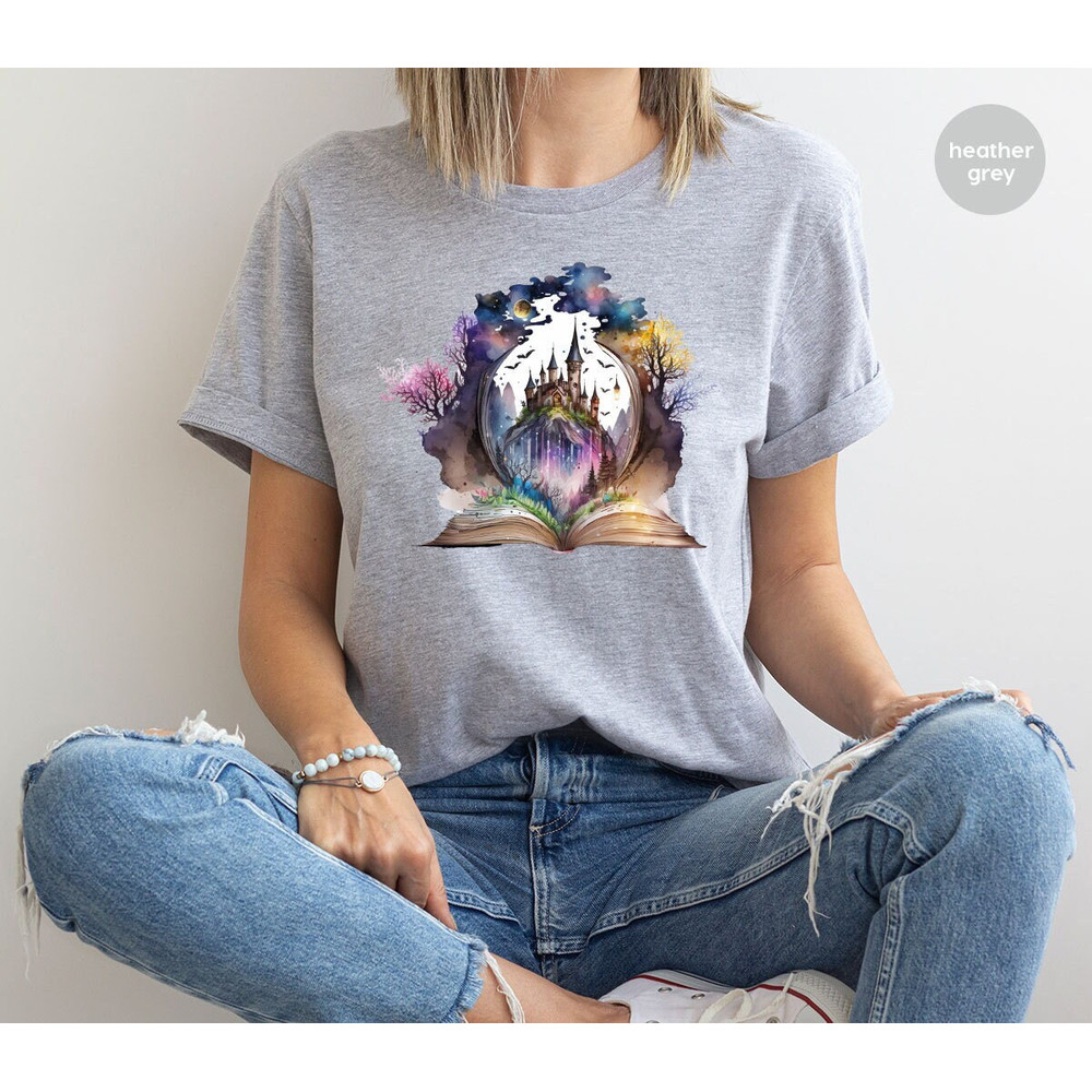 Book Shirt, Reader Graphic Tees, Vintage Reading Shirt, Teacher Vneck Shirt, Floral Book Shirt, Shirt for Women, Book Gifts, Toddler Shirt.jpg