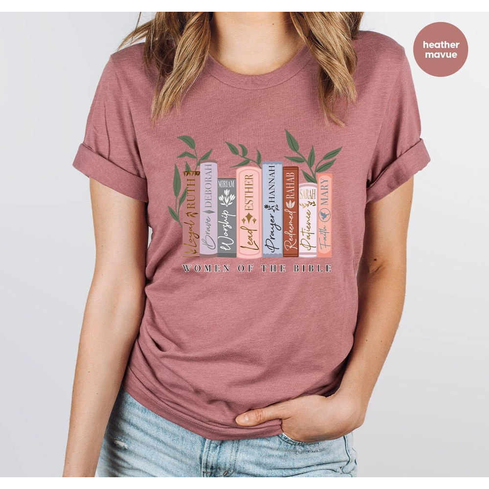 Christian Gifts, Faith Shirt, Christian Apparel, Gift for Her, Christian Shirts for Women, Floral T-Shirt, Bible Verse Shirt, Religious Gift.jpg