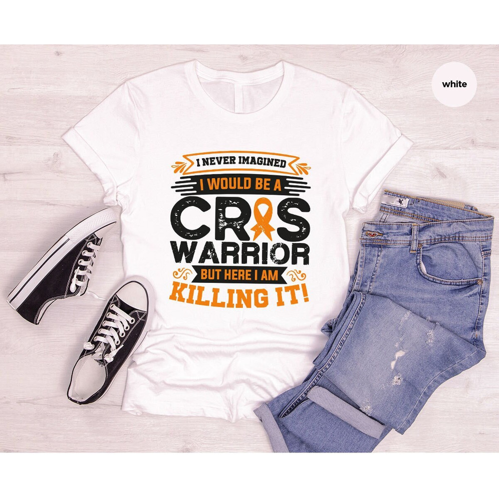 CRPS Support Clothing, Gifts for Warrior, CRPS Survivor Vneck Shirt, Shirts for Women, Complex Regional Pain Syndrome Fighter Tshirt.jpg