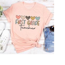 first teacher shirt, school grades shirt, preschool shirt, back to school, elementary school shirt, first day of school,