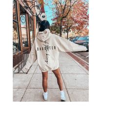 daughter of the king hoodie, aesthetic christian sweatshirt, women's religious shirt, bible verse shirt, christian gift,