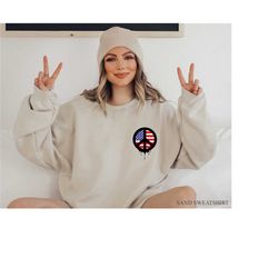 women's 4th of july sweatshirt, american flag shirt, independence day shirt, girl's usa shirt, memorial day tshirt, patr