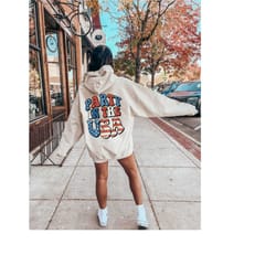 party in the usa shirt, women's 4th of july sweatshirt, american flag shirt, memorial day tshirt, girls patriotic hoodie