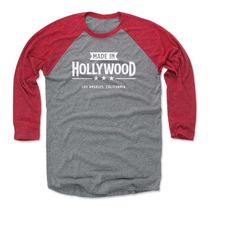 los angeles men's baseball t-shirt - california lifestyle los angeles california made in hollywood wht
