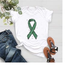 liver cancer shirt,emerald ribbon cancer shirt,cancer awareness shirt,liver cancer gift,cancer survivor shirt,liver canc