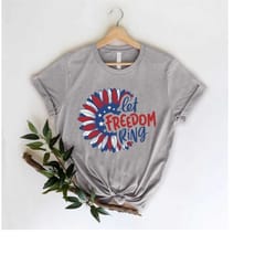 america sunflower shirt,let freedom ring tshirt,sunflower usa flag tee,memorial day tee,fourth of july tee,freedom tshir