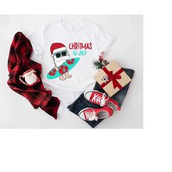 christmas in july tshirt,summer santa shirt,surfboard christmas shirt,beach christmas shirt,funny santa xmas shirt,chris