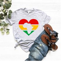 juneteenth heart shirt,african american tshirt,love africa shirt,black history month tee,black girl tshirt,black history