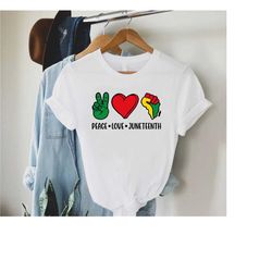 juneteenth shirt,peace love juneteenth tshirt,black lives matter,african map tee,celebrate freedom t-shirt,black pride s
