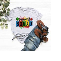 autism support squad shirt,autism gift,autism awareness shirt,puzzle piece shirt,autism month tee,autism mom shirt,neuro