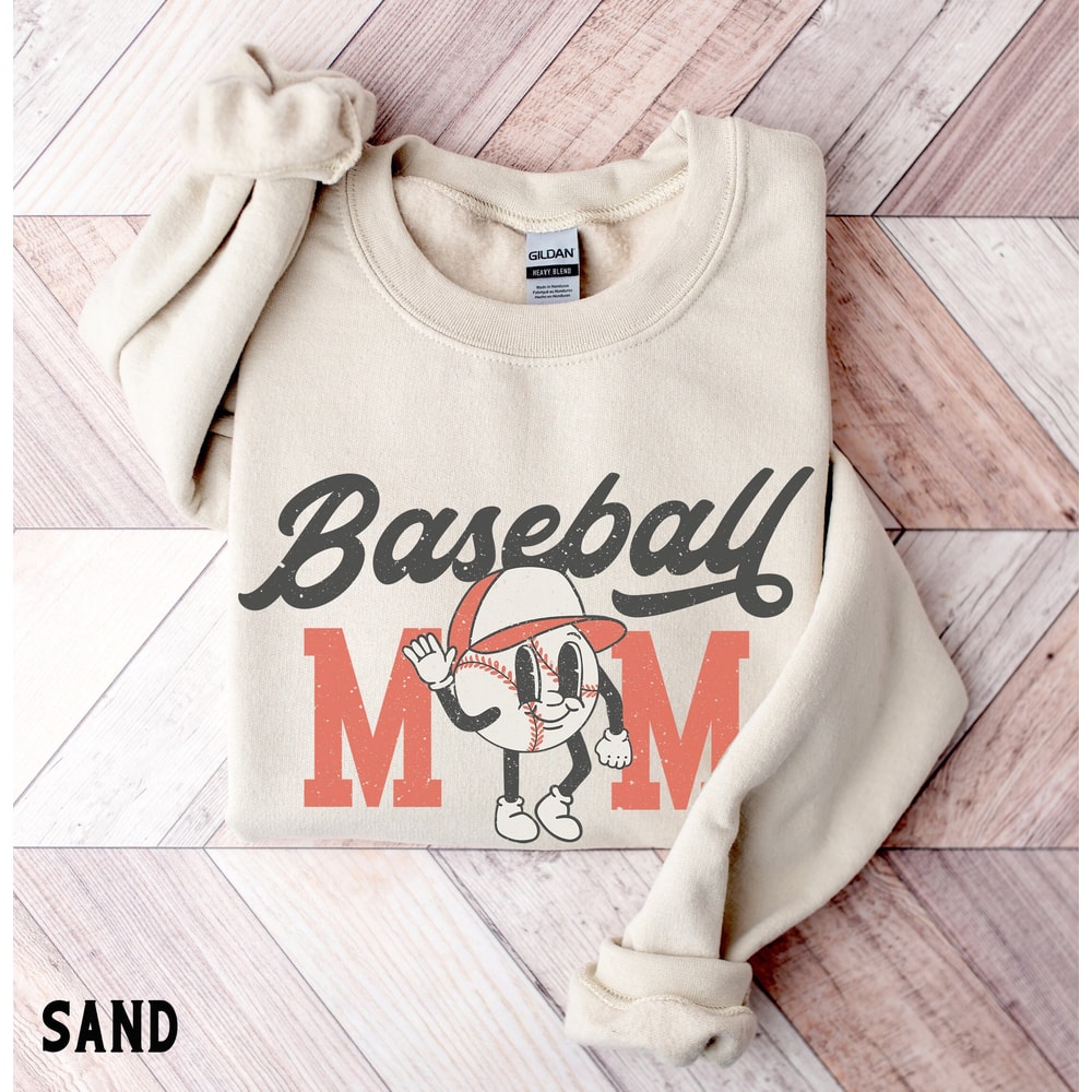 Retro Baseball Mama Sweatshirt, Cute Baseball Mom Crewneck, Baseball Sweater, Gift for Little League Mom, Baseball Lover Gifts.jpg
