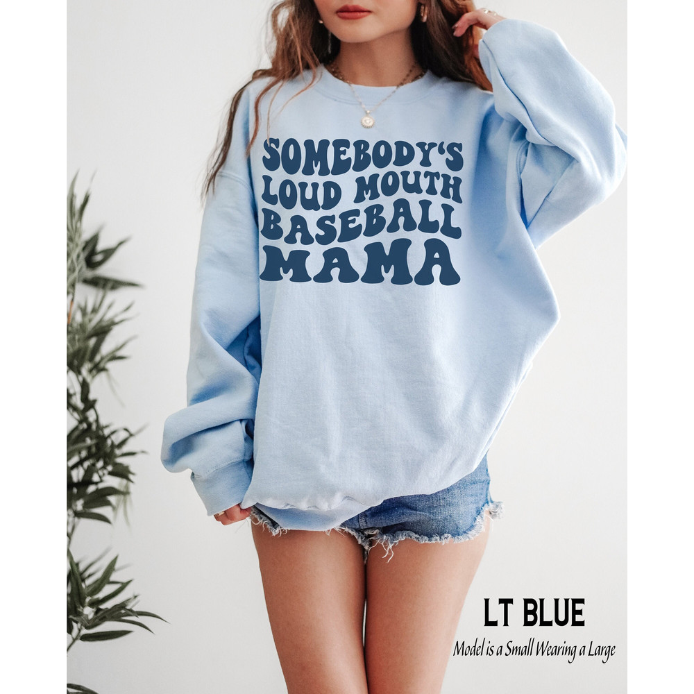 Retro Baseball Mama Sweatshirt, Funny Baseball Mom Crewneck, Loudmouth Baseball Mama Sweater, Gift for Little League Mom.jpg