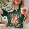 Retro Santa Funny Christmas Shirt for Women, Sleigh All Day Santa Claus TShirt, Trendy Christmas Tee, Cute Womens Holiday Apparel.jpg