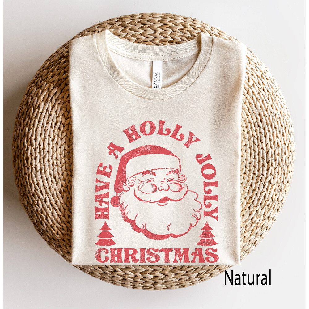 Retro Santa Tee, Santa Tee, Vintage Graphic Tee, Merry Christmas Shirt, Vintage Santa Graphic Tee, Classic Christmas, Matching Family Group.jpg