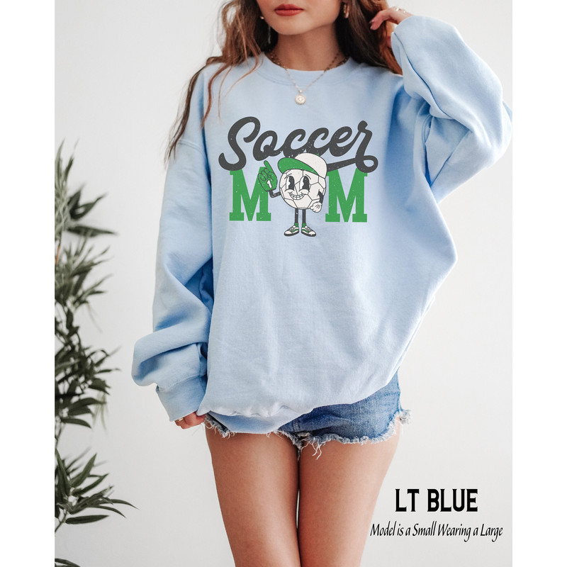 Retro Soccer Mom Sweatshirt, Cute Soccer Mama Crewneck, Soccer Sweater, Soccer Game Shirts, Gift for Soccer Mom, Soccer Lover Gifts.jpg