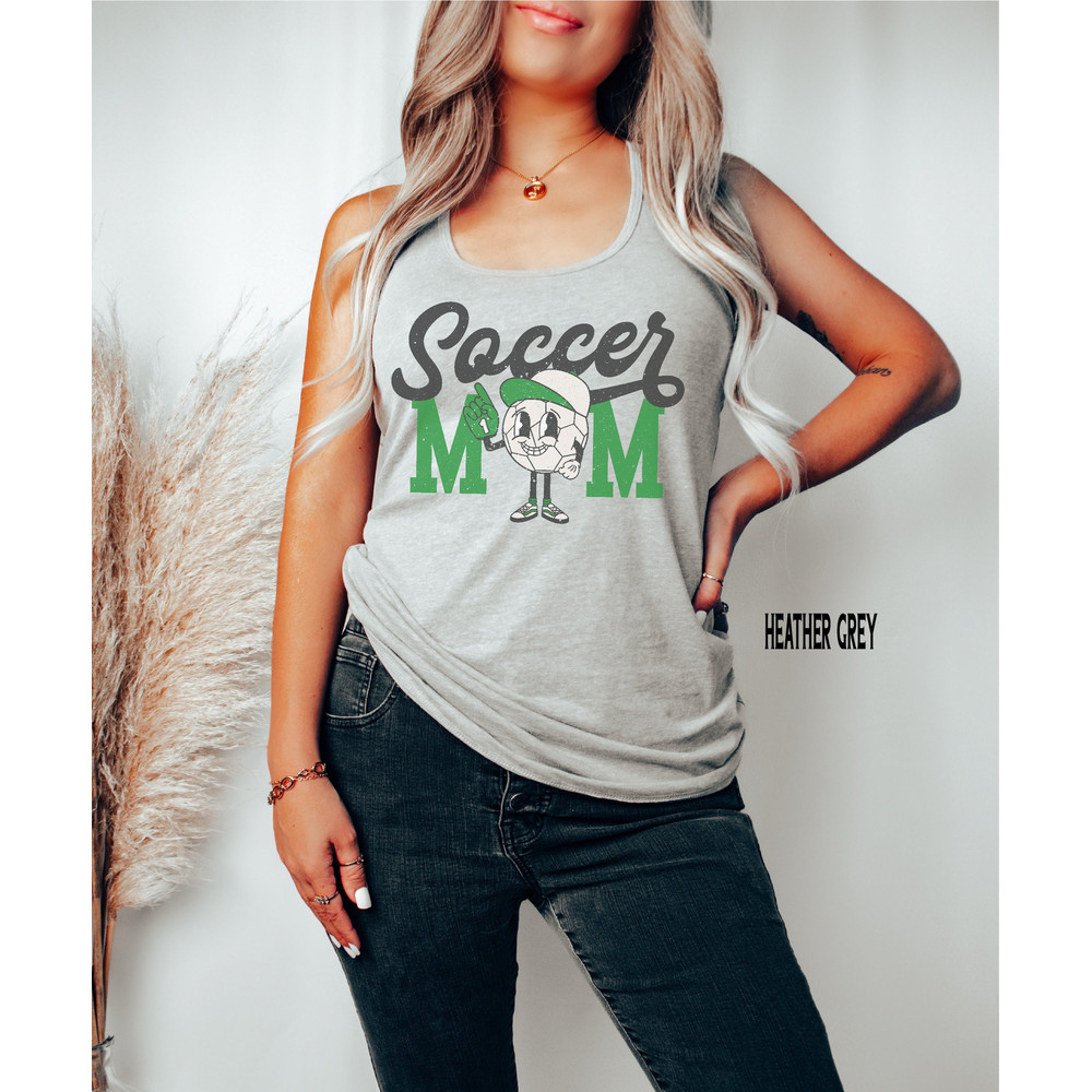 Retro Soccer Mom Tank Top, Soccer Mama Racerback, Trendy Soccer Game Day Tank Top for Mom, Soccer Mom Gift.jpg