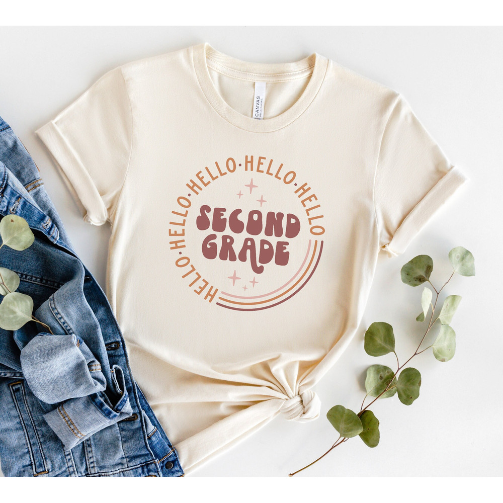 Second Grade Shirt, Retro 2nd Grade Teacher Shirt, 2nd Grade Team Teacher Tees, Retro Second Grade Teacher Shirts, Teacher Appreciation Gift 2.jpg