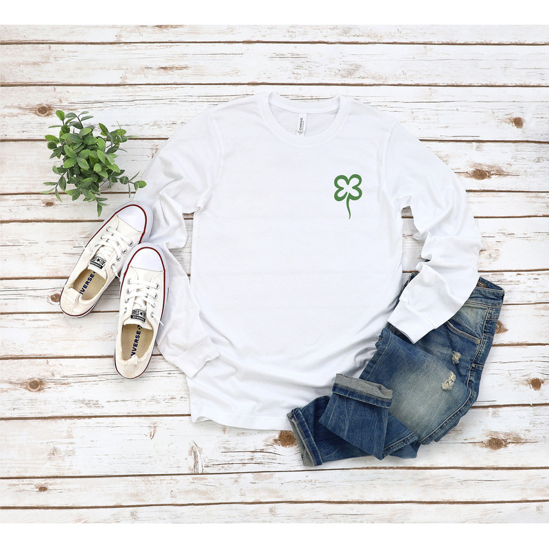 St. Patrick's Day Long Sleeve T Shirt for Women, Womens St. Patricks Day Shirt, Shamrock Shirt, Lucky Shirt, St Pattys Day Shirts.jpg