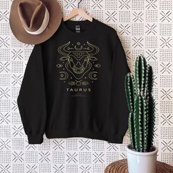 taurus sign sweatshirt, zodiac sweatshirt, astrological shirt, taurus gift, birthday sweatshirt, winter sweatshirt, gift