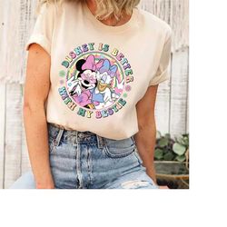 vintage minnie daisy disneyland is better with my bestie shirt | disneyland girl trip best friends shirt | disneyland gr