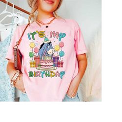 eeyore birthday shirt, it's my birthday eeyore birthday, winnie the pooh birthday t-shirt, disneyland birthday family sh