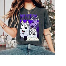 bluey show sweatshirt, bluey family hoodie, bingo and muffin shirt, bluey memes shirt, bluey muffin shirt, bluey family