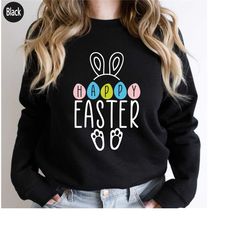 happy easter day sweatshirt, easter day shirt, cute easter bunny hoodies, women gift for easter day, peeps easter tshirt
