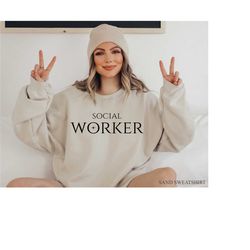 social worker sweatshirt, school social worker shirt, social work hoodie, msw lsw shirt, cute sw tshirts, gifts for soci