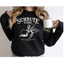 schrute farms bed and breakfast sweatshirt, schrute farms sweatshirt, the office sweathirt, schrute farms hodie, the off
