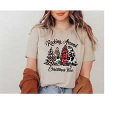 christmas shirt, rockin around the christmas tree shirt, holiday gift, merry christmas shirt, minimal shirt, xmas shirt