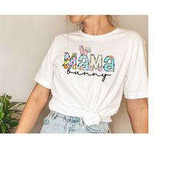 mama bunny shirt, mama bunny easter shirt, pregnancy shirt, easter expecting mom top, easter mom shirt, mama shirt, mom