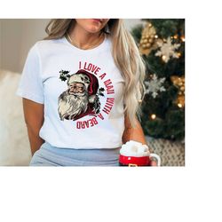 santa beard shirt, cute christmas shirt for women, christmas crewneck, graphic christmas tee, santa shirt for women, xma