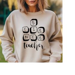 science teacher sweatshirt, science teacher gifts, science gifts, stem sweatshirt, women in science, math teacher gifts,