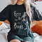 Here for The Boos Funny Halloween Shirt, Comfort ColorsĀ®, Oversized, Dancing Skeleton, Halloween Drinking Tee, Skeleton Graphic Tee 1.jpg