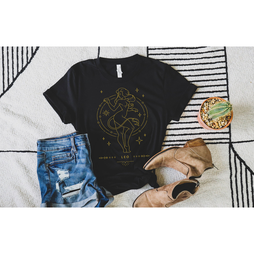Leo Sign Shirt, zodiac shirt, astrological tee, Leo gift, birthday tee, Christmas gift 1.jpg