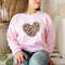 Leopard Heart Sweatshirt for her, Women's Valentines Day Sweatshirt, Animal Print Valentine Sweatshirt for women, Gift for her.jpg