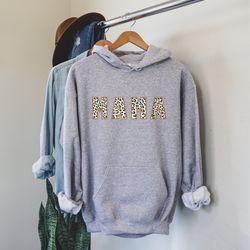 leopard mama hooded sweatshirt, mama hoodie, leopard mom hoodie, mom life sweatshirt, spring hoodie, gift for mom