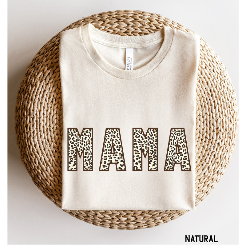Leopard Mama Shirt, Mom Shirts, Animal Print MommyTee, Mothers Day Gift, Gift for New Mom, Pregnancy Announcement, Baby Shower Gift.jpg