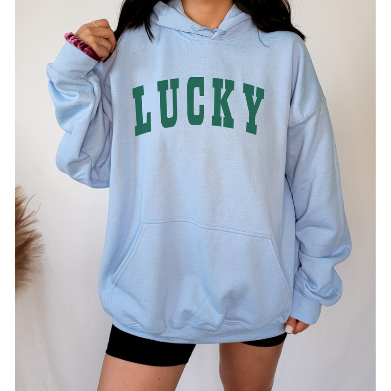Lucky Sweatshirt, Lucky Hoodie, St Patricks Day Hoodie, St Patricks Shirt, Saint Patricks Day Shirt, Womens St Patricks Day Shirt.jpg