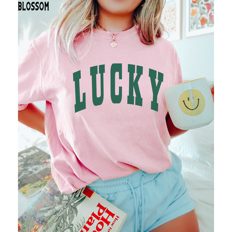 Lucky TShirt, Comfort ColorsĀ®, St Patricks Day Shirt, Saint Pattys Day Tee, St Paddys Day Irish Shirt for men or women.jpg