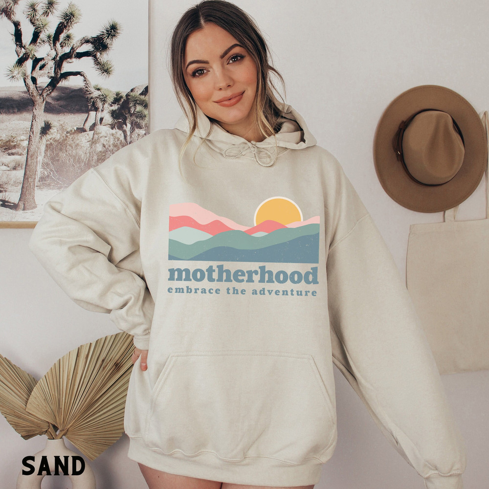 Mama Sweatshirt, Mom Hoodie, Motherhood Crewneck Sweater, Gift for Mom, New Mama Gift, Baby Gift, Pregnancy Announcement, Gift for Mom 1.jpg