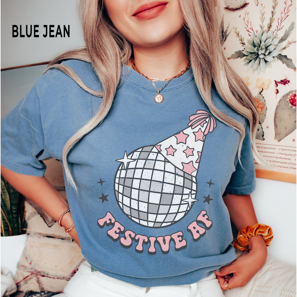 New Years Eve Shirts for Women, NYE Shirt, Comfort ColorsĀ®, Retro New Years TShirt, Disco Ball New Year Tee, Cute Holiday Party Tee 1.jpg