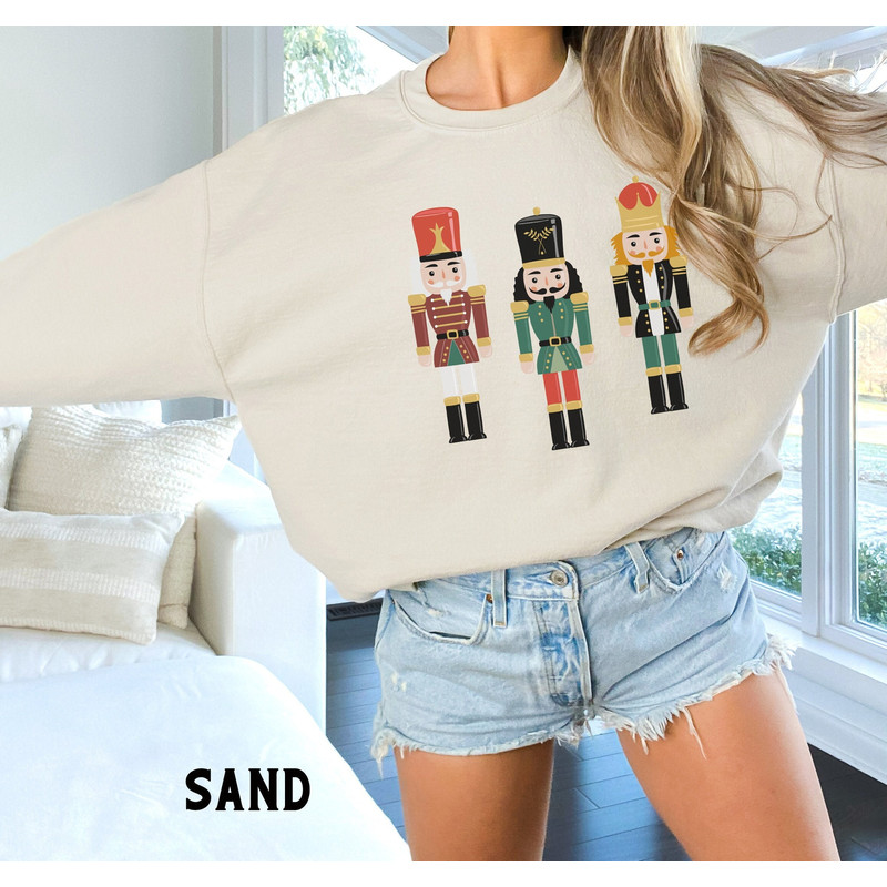 Nutcracker Christmas Sweatshirt, Christmas Nutcracker Hoodie, Nutcracker Ballet Sweater, Unisex Christmas Crewneck for Women or Men.jpg
