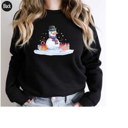 snowman sweatshirt,christmas sweatshirt,merry christmas sweatshirt,holiday shirts,xmas hoodies,happy new year t shirt gi