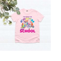 i'm ready to crush pre school shirt, teacher t-shirt, gift for teacher, preschool squad, preschool teacher tee, back to